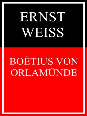 cover image of Boëtius von Orlamünde